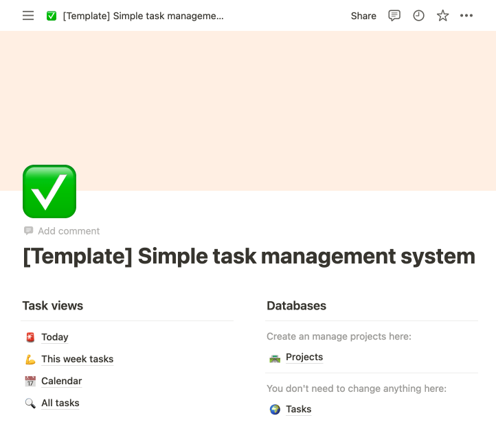 Notion Template